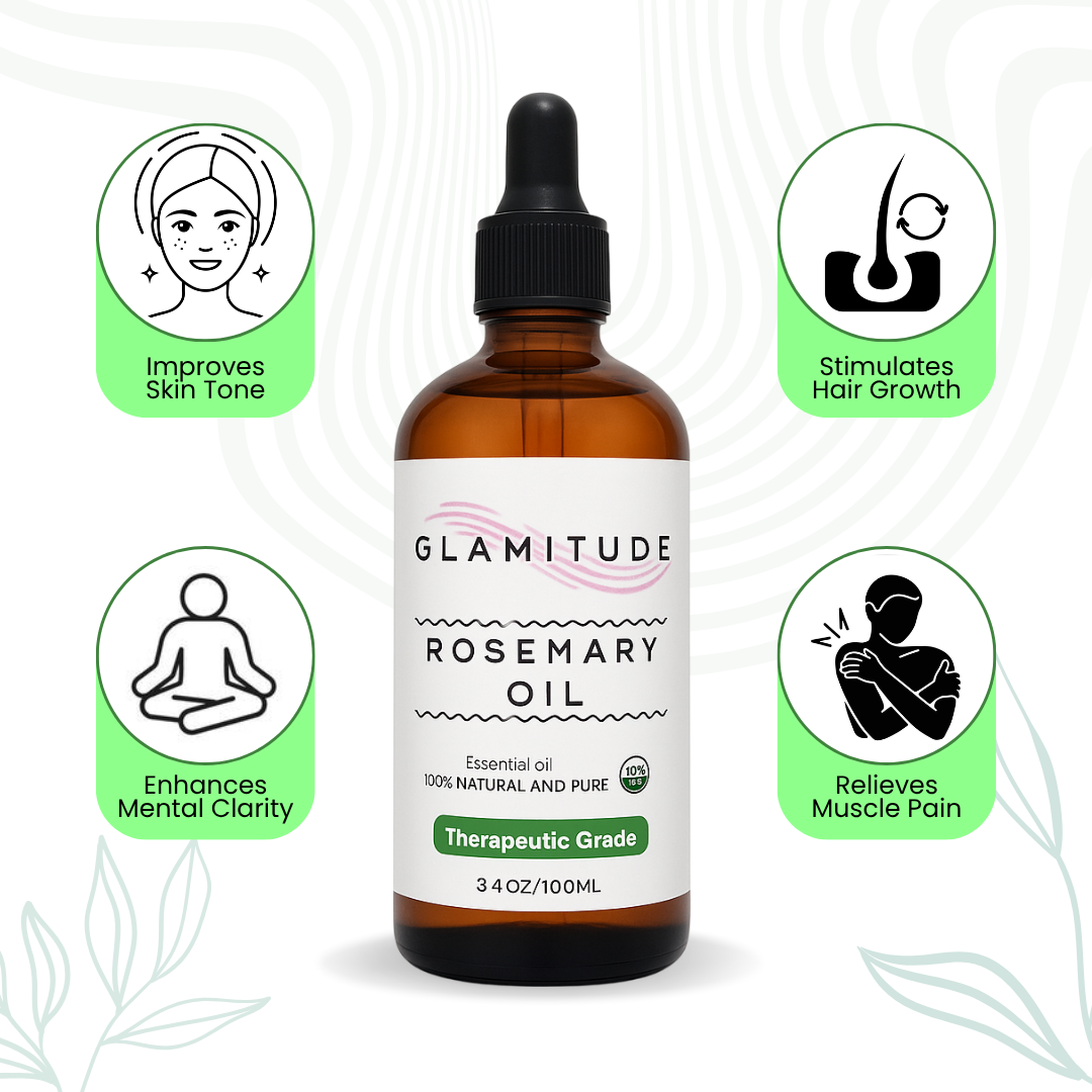Organic Rosemary Oil – 100% Pure & Therapeutic Grade
