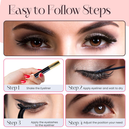Magnetic Eyelashes - Reusable, Easy-to-Apply, and Natural-Looking Lashes for All-Day Glam