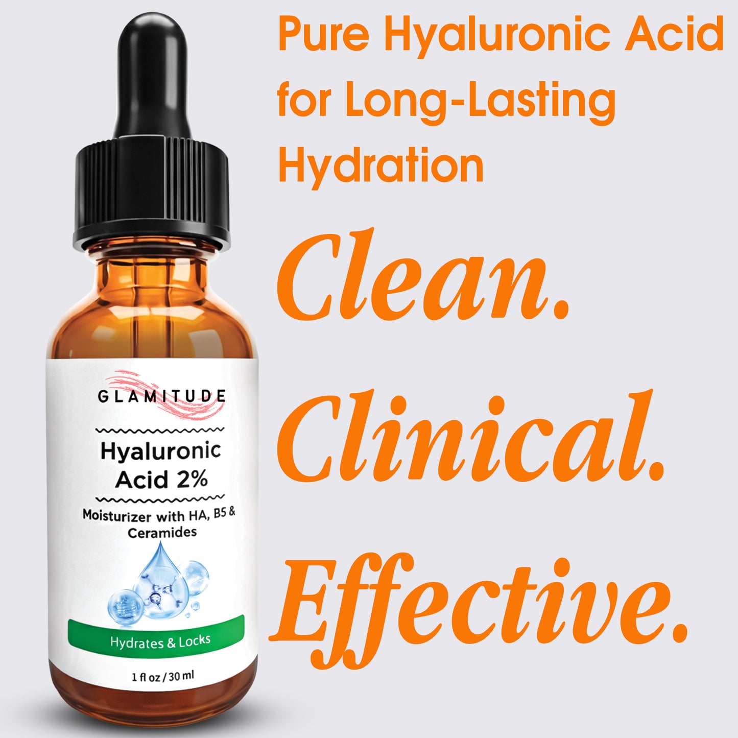 Hyaluronic Acid Serum packaging and label detail