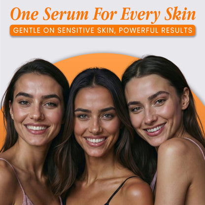 Hyaluronic Acid Serum before and after use