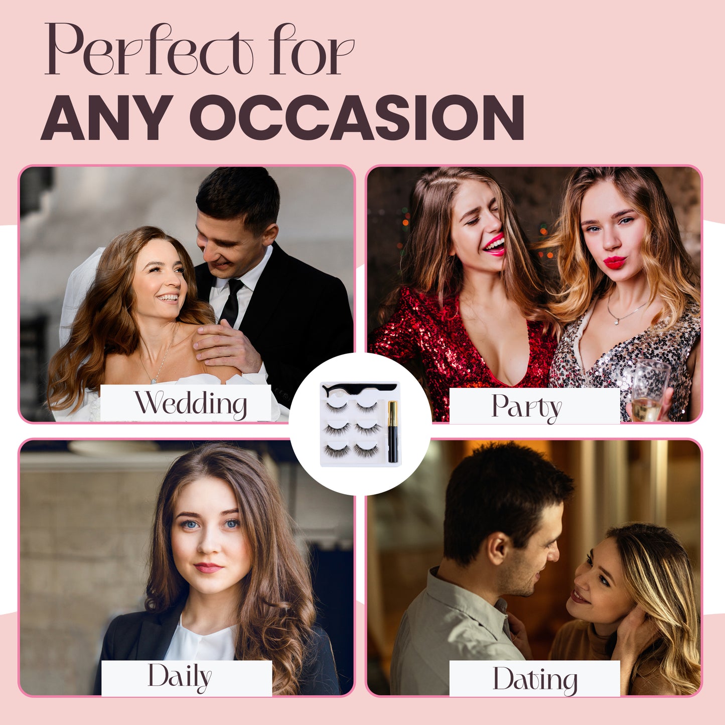 Magnetic Eyelashes - Reusable, Easy-to-Apply, and Natural-Looking Lashes for All-Day Glam