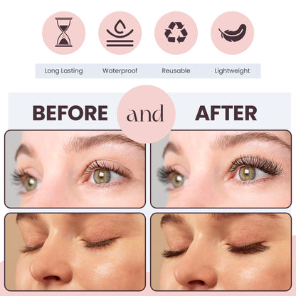 Magnetic Eyelashes - Reusable, Easy-to-Apply, and Natural-Looking Lashes for All-Day Glam