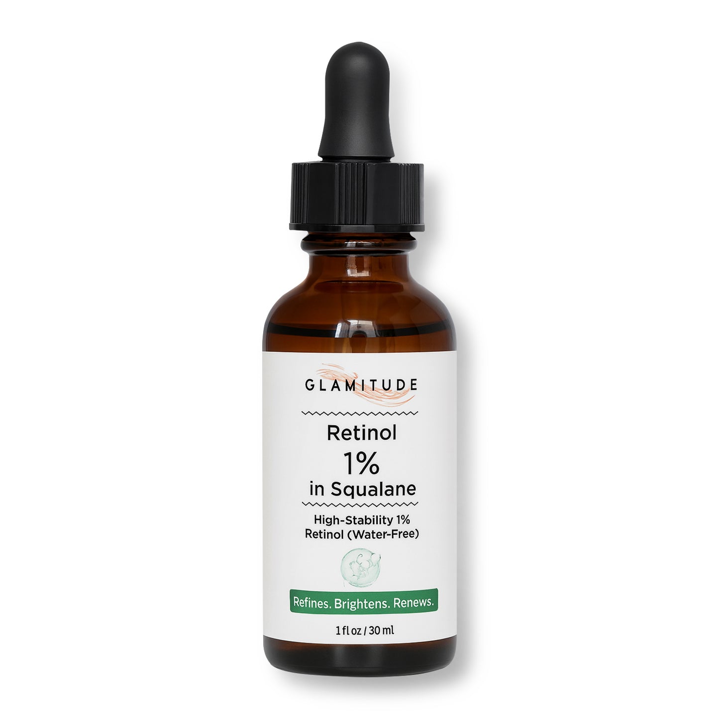 Retinol Serum – Glamitude product bottle