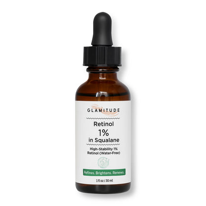 Retinol Serum – Glamitude product bottle