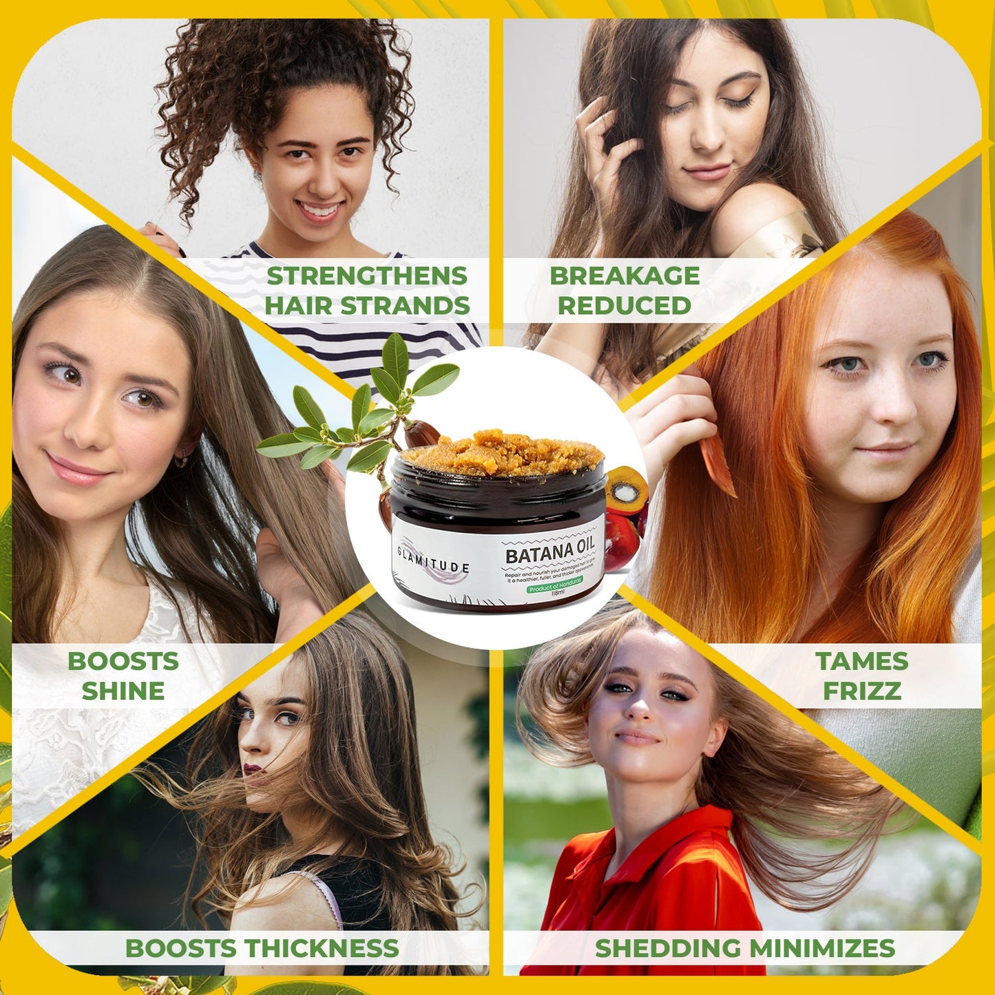 100% Pure Batana Oil – Premium Hair Growth & Scalp Nourishment – Cold-Pressed, Unrefined