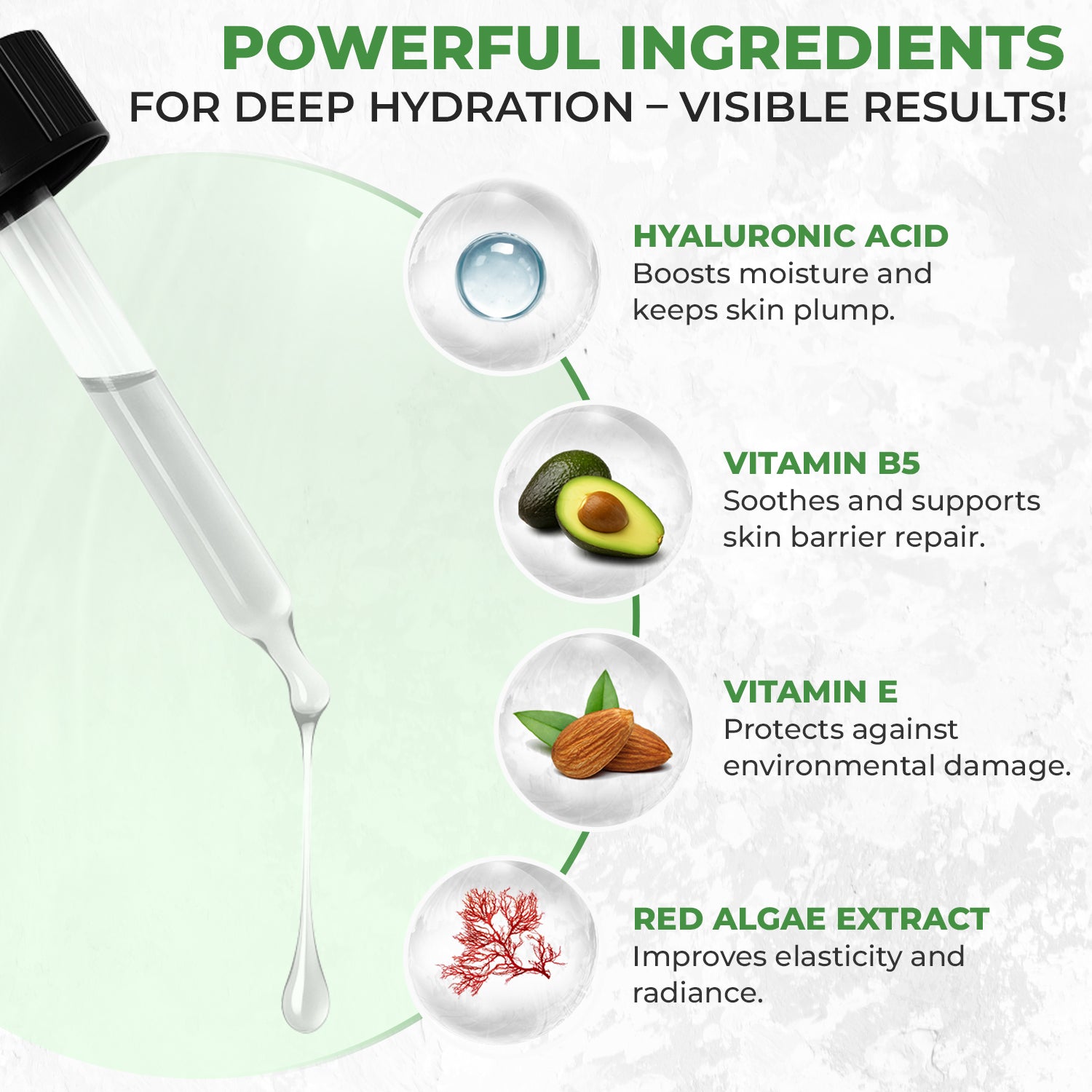 Retinol Serum being applied