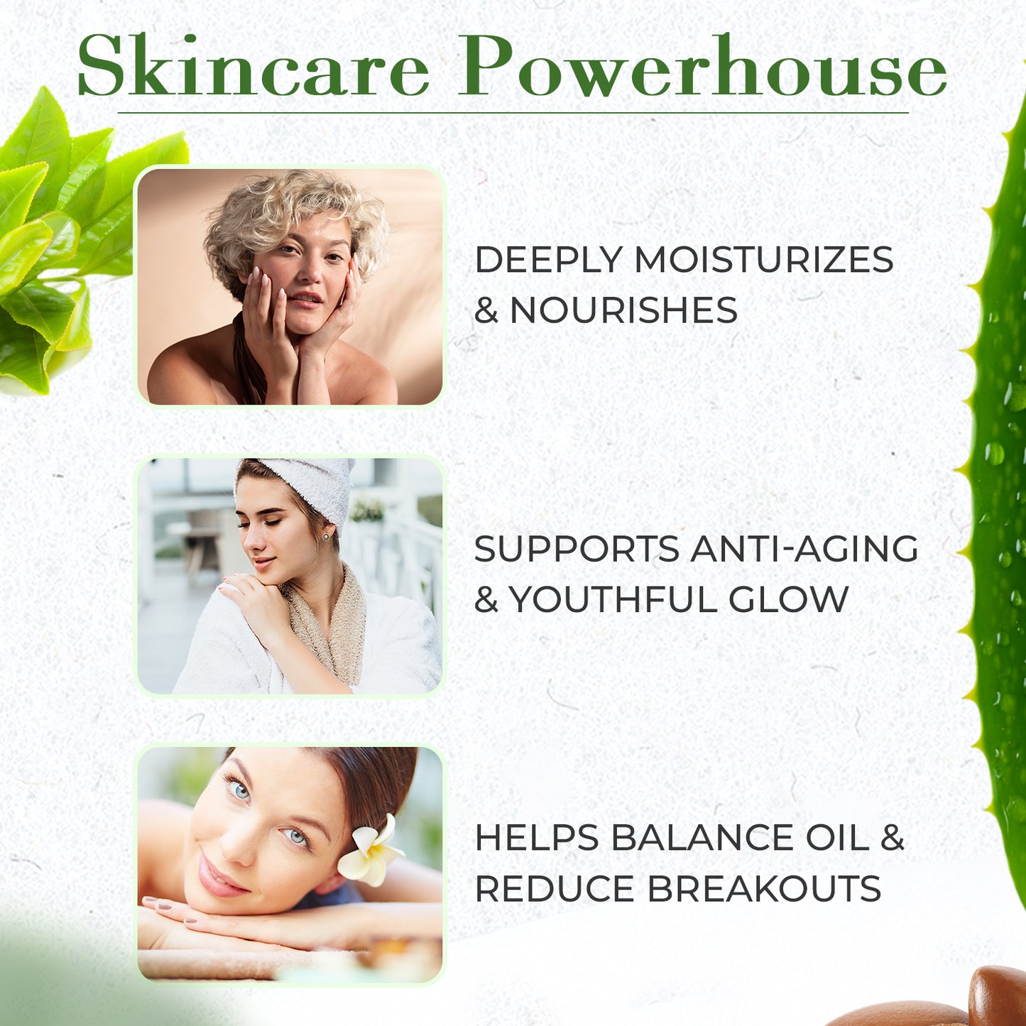 100% Pure Organic Argan Oil – Cold Pressed Moroccan Hair, Skin & Nail Treatment