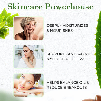 100% Pure Organic Argan Oil – Cold Pressed Moroccan Hair, Skin & Nail Treatment